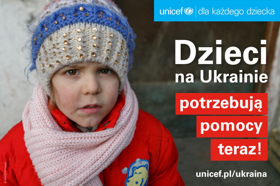 Pomoc dla dzieci z Ukrainy – UNICEF