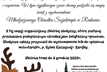 Świąteczna zbiórka słodyczy