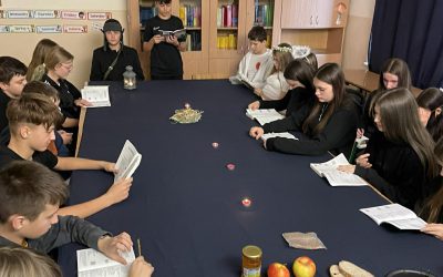 Lekcja języka polskiego w&nbsp;klasie 7