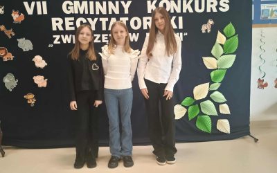 VII Gminny Konkurs Recytatorski pt.&nbsp;„Zwierzęta w&nbsp;poezji”