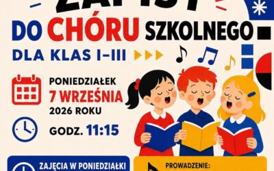 Zapraszamy do chóru szkolnego